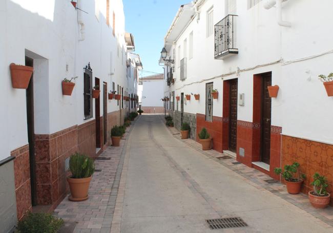 La calle Los Jardines sorprende por sus muchas macetas