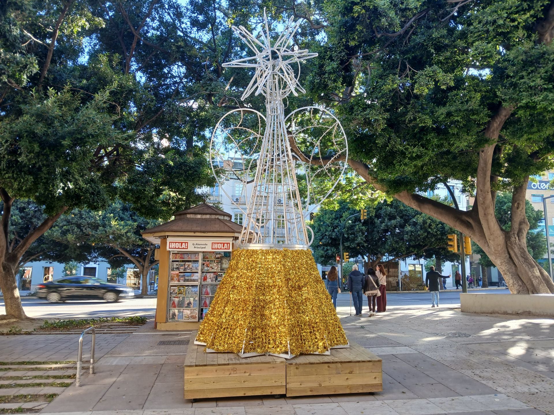 La decoración de Navidad de la Alameda, en imágenes