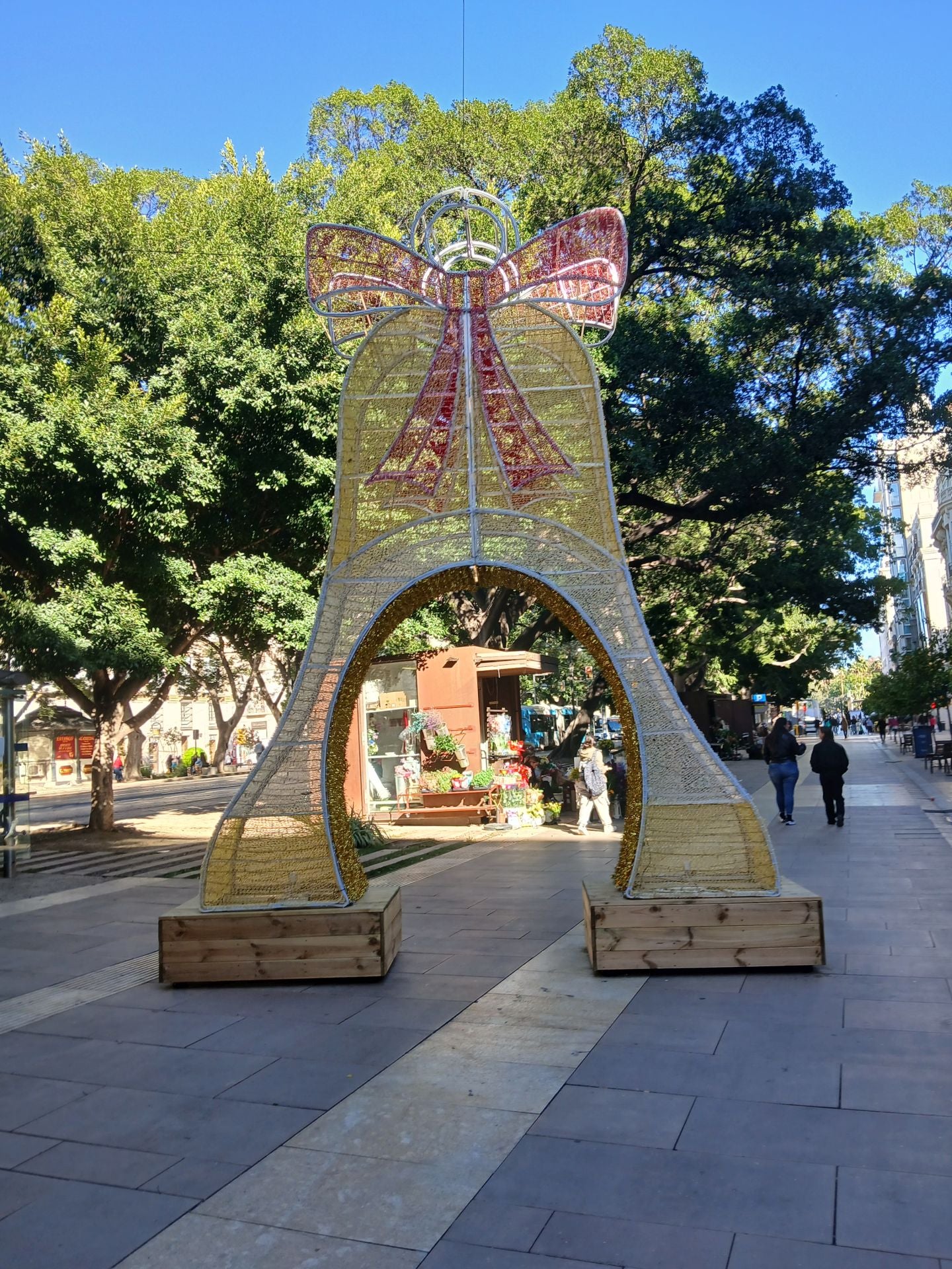 La decoración de Navidad de la Alameda, en imágenes