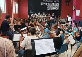 La Joven Orquesta Provincial de Málaga prepara un Carmina Burana con 180 músicos sobre el escenario