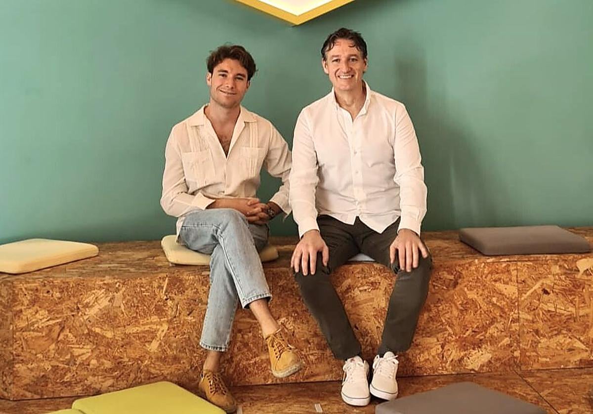 Los fundadores de Zonox, en el Polo Digital