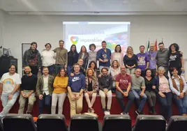 Un momento del encuentro de la Red Imparables de de Centros Andaluces contra la LGTBIfobia.