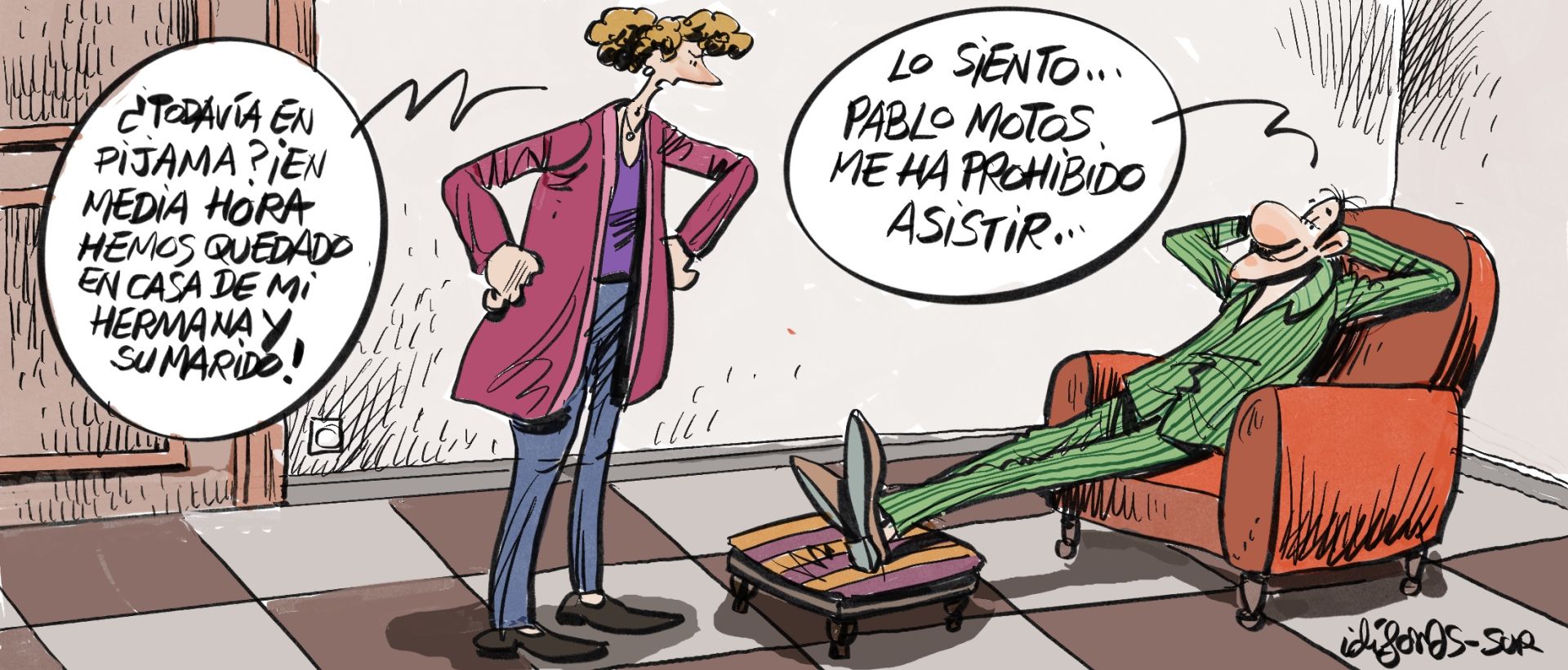 El mes de noviembre en las viñetas de Idígoras y Pachi