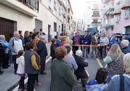 La calle Bartolomé Abelenda en su reapertura total.