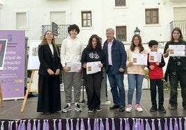 El alcalde, José María García Urbano, en el acto institucional del 25N.