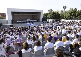 La comunidad escolar se suma a los actos con motivos del 25N.