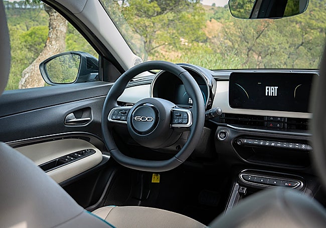Interior FIAT 600.