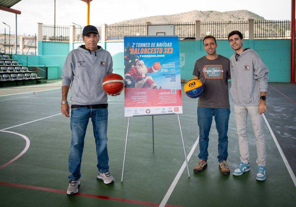 Presentación del torneo de baloncesto navideño.