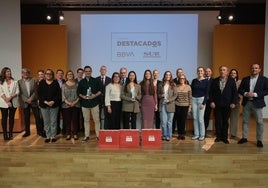 Así fue la entrega de premios Destacad@s a alumnos de la UMA con los mejores expedientes de BBVA y SUR