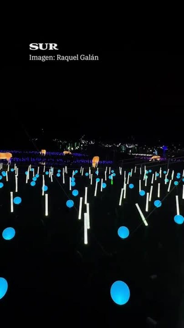 Así fue el preestreno del Festival de las Linternas de Málaga en el Parque del Oeste