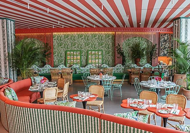 Interior de uno de los restaurantes Sushita en Madrid.