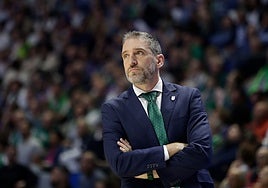 Ibon Navarro, este sábado ante el Tenerife.