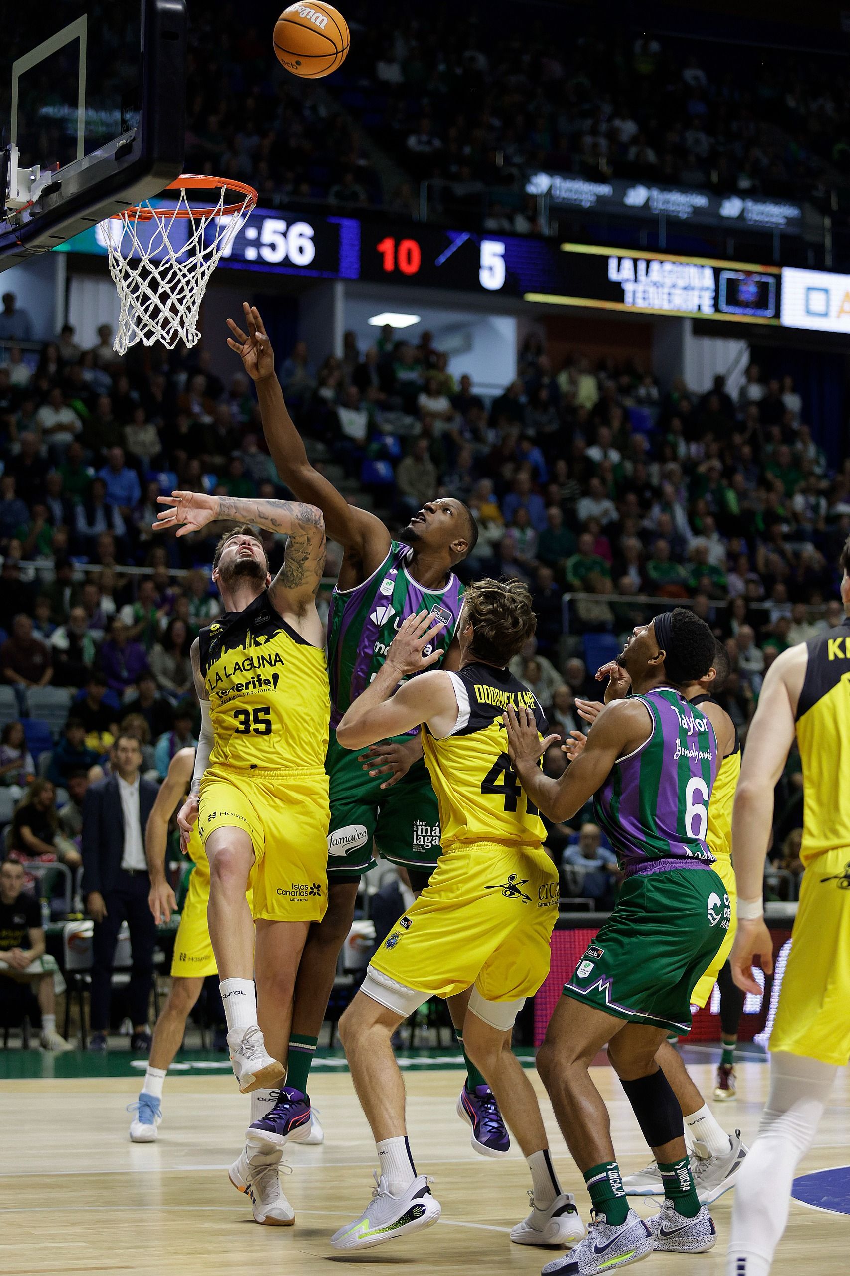 El Unicaja-Tenerife, en imágenes