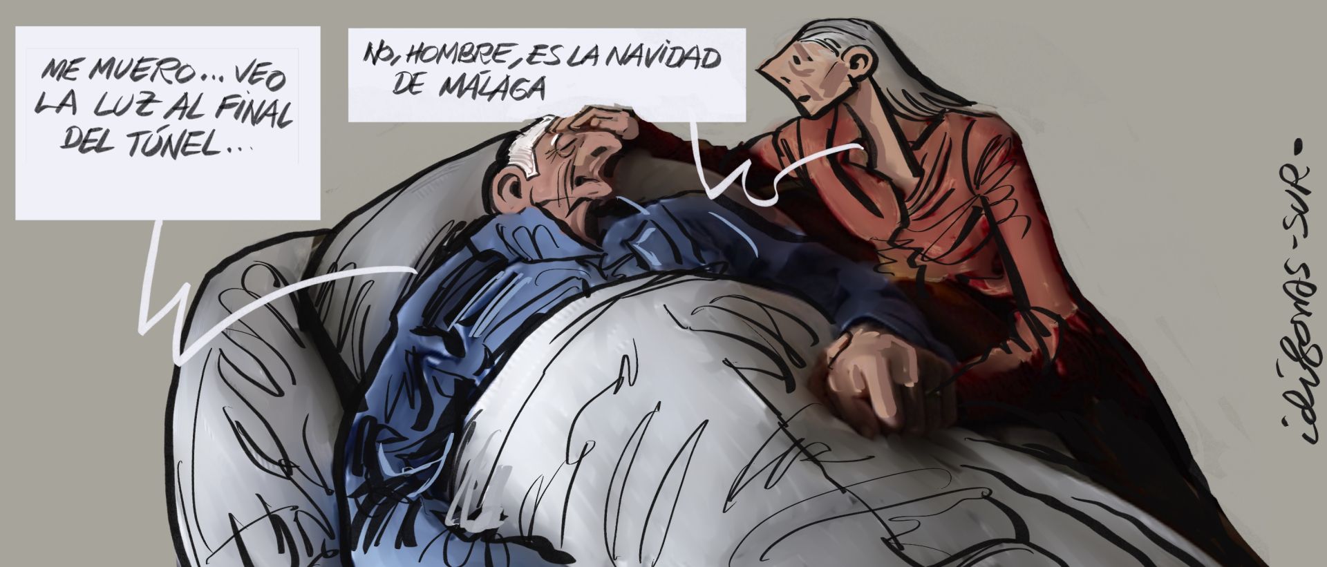 El mes de diciembre en las viñetas de Idígoras y Pachi