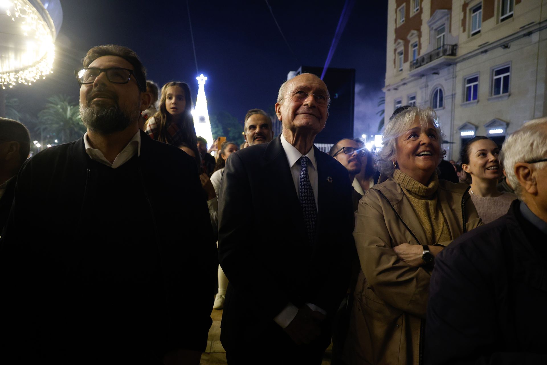 El videomapping de la Catedral de Málaga se estrenó este domingo