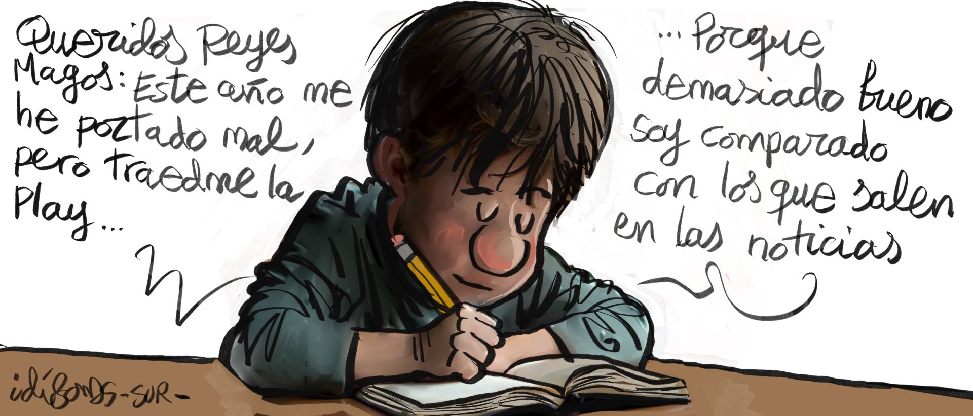 El mes de diciembre en las viñetas de Idígoras y Pachi