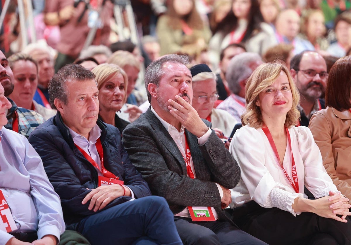 El actual líder del PSOE andaluz, Juan Espadas, en el reciente Congreso Federal socialista celebrado en Sevilla.