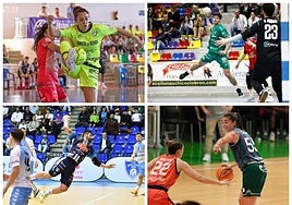 Polideportivo: Jornada de intensa actividad en los pabellones de Málaga