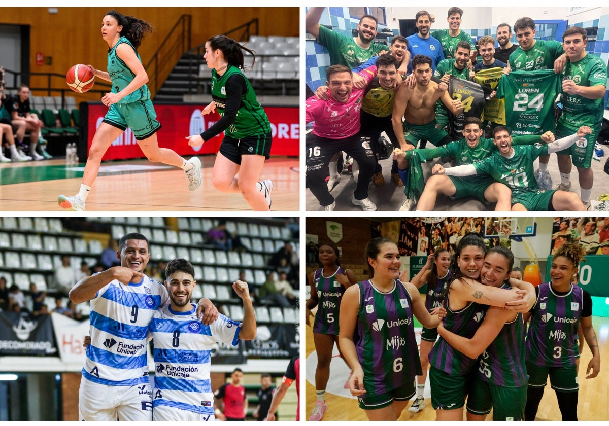 Polideportivo malagueño: Sábado triunfal para el Unicaja Mijas, el CAB Estepona, Los Dólmenes y el Ciudad Redonda