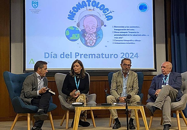 Debate celebrado en el Materno con motivo del Día Mundial de la prematuridad.