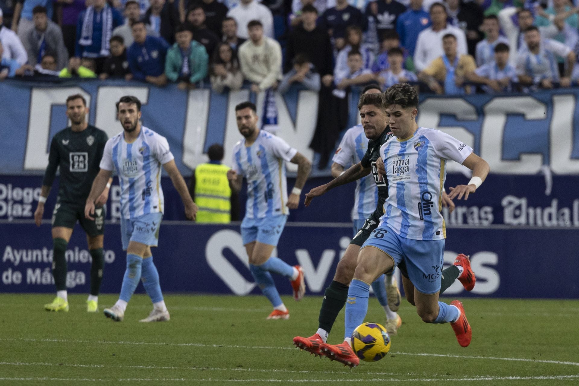 El Málaga - Almería, en imágenes