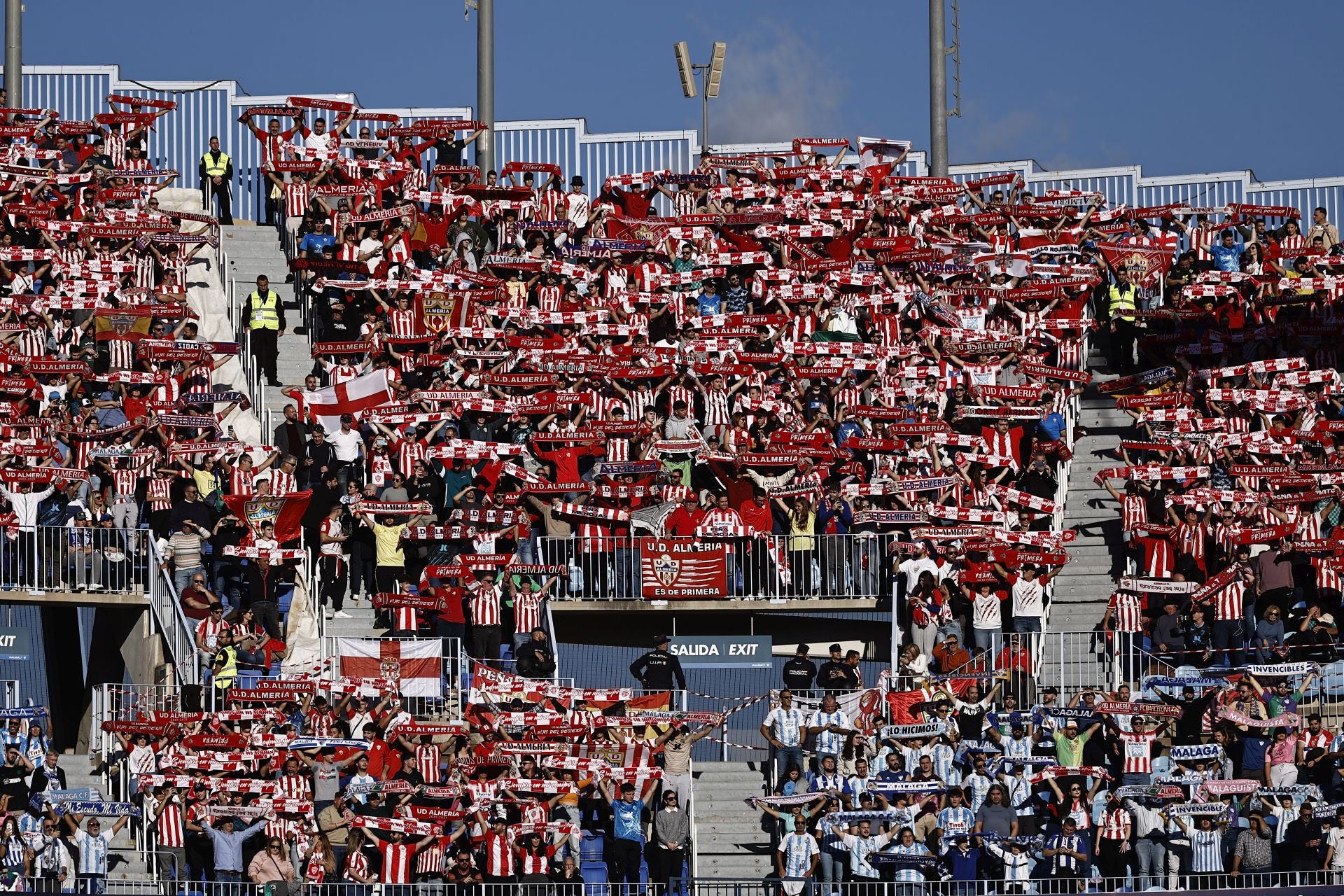 El Málaga - Almería, en imágenes