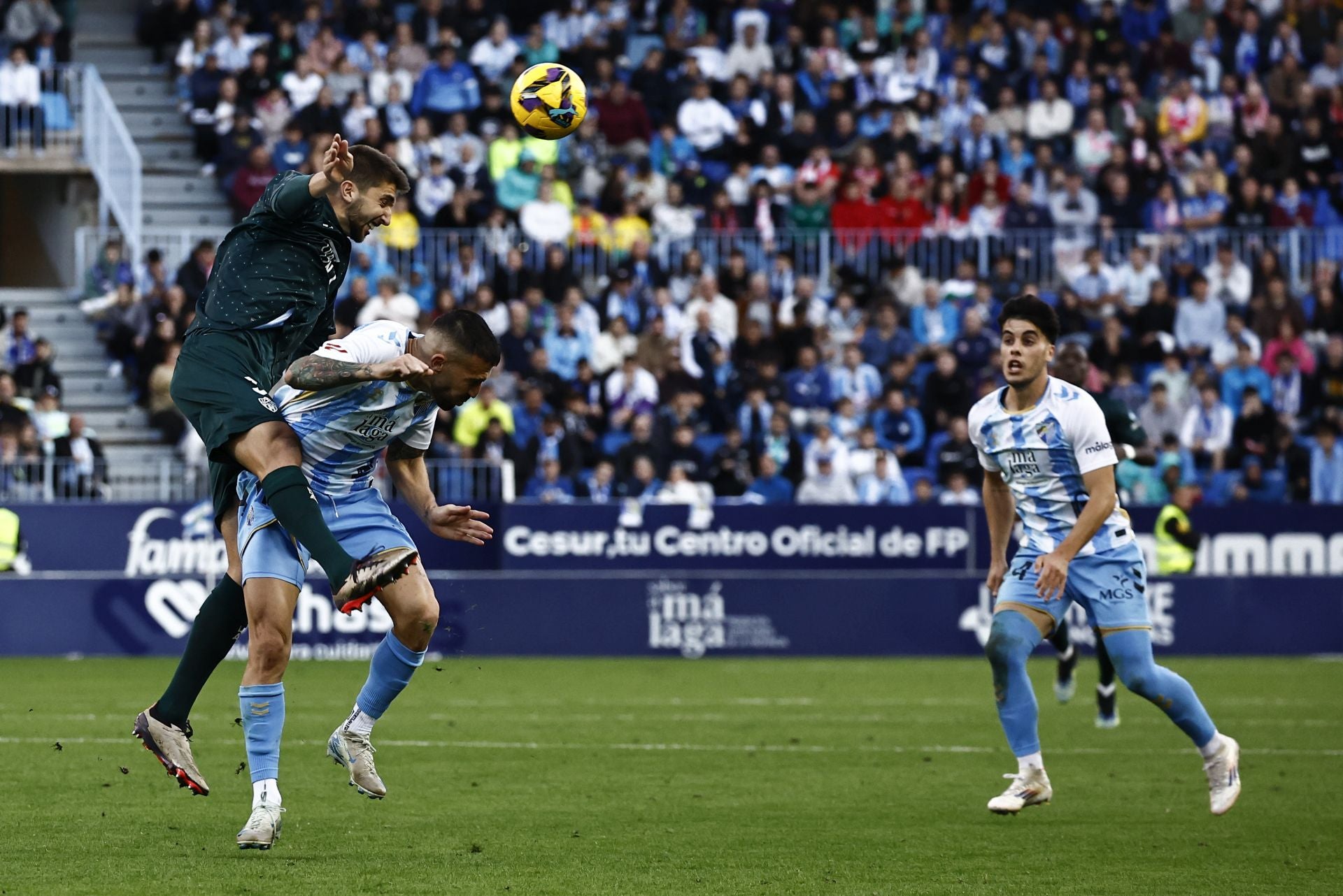 El Málaga - Almería, en imágenes