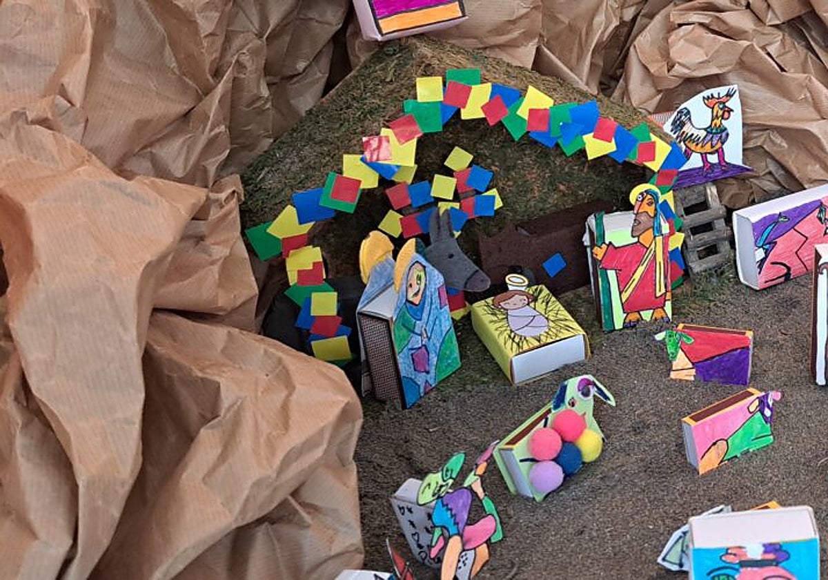 Uno de los belenes elaborados en las anteriores ediciones del certamen.