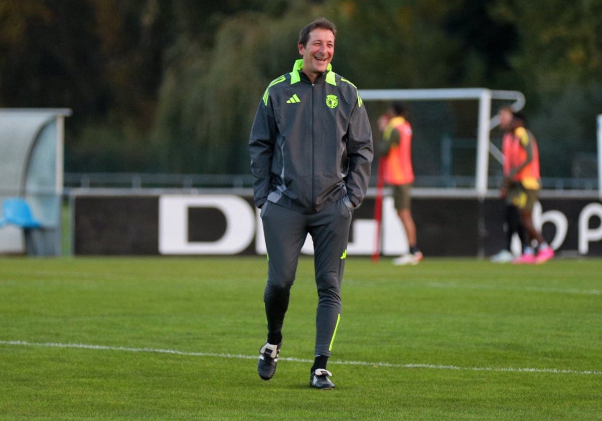 Luis Miguel Ramis, entrenador del Burgos.