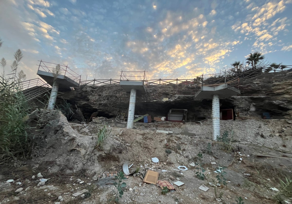 Imagen del tramo paralizado de la Senda Litoral en la zona del Peñoncillo en Torrox-Costa.