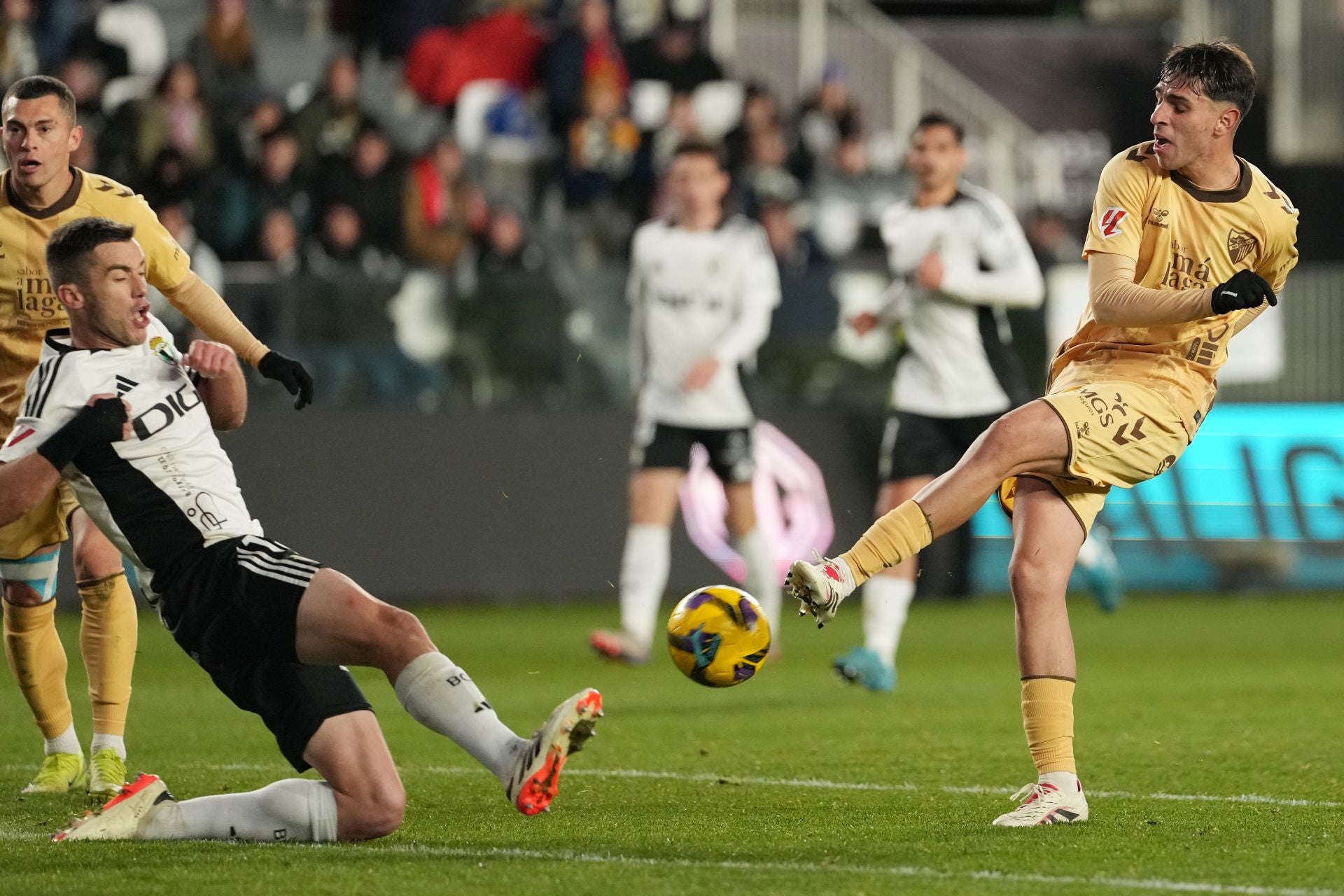 Las mejores imágenes del Burgos-Málaga