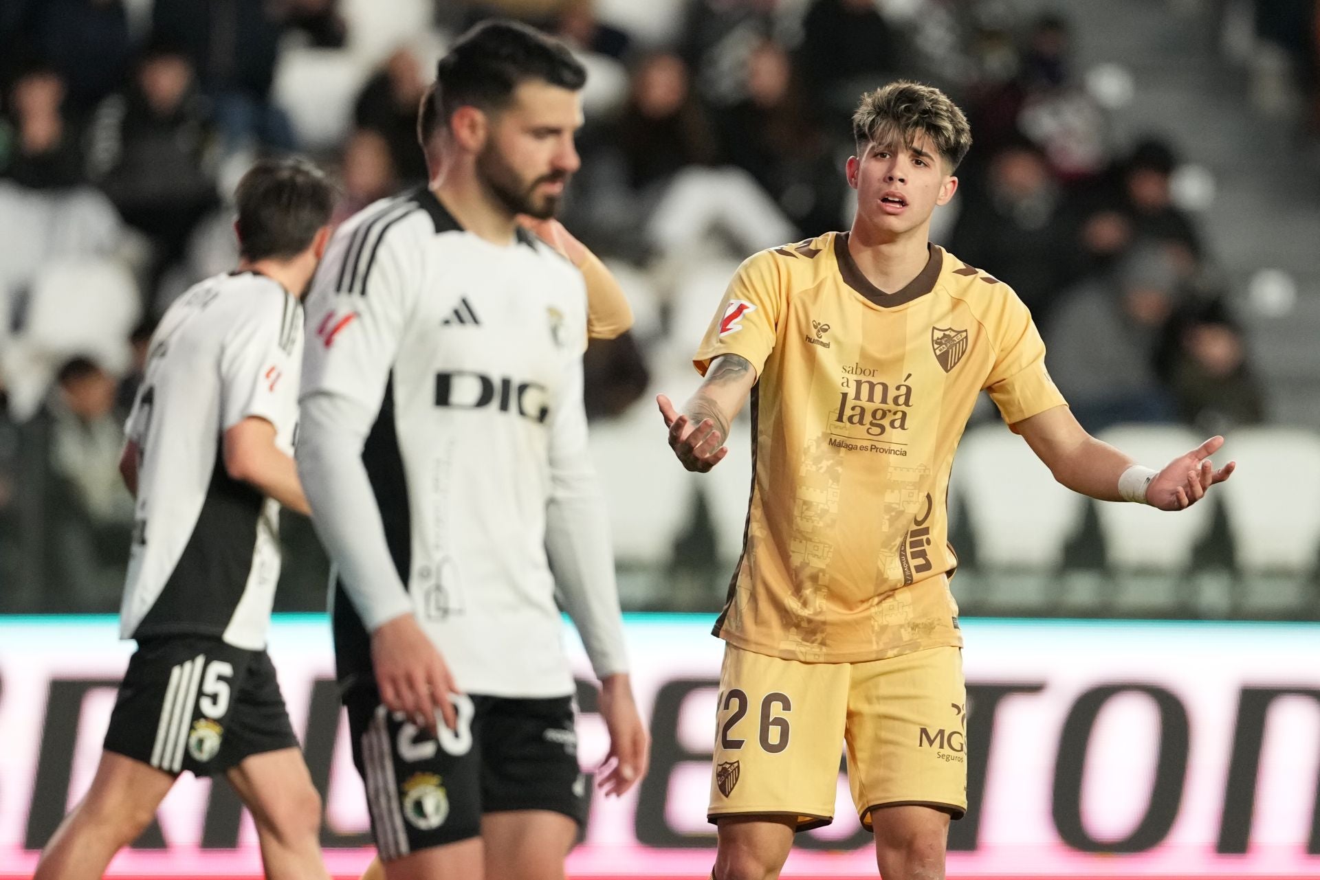 Las mejores imágenes del Burgos-Málaga