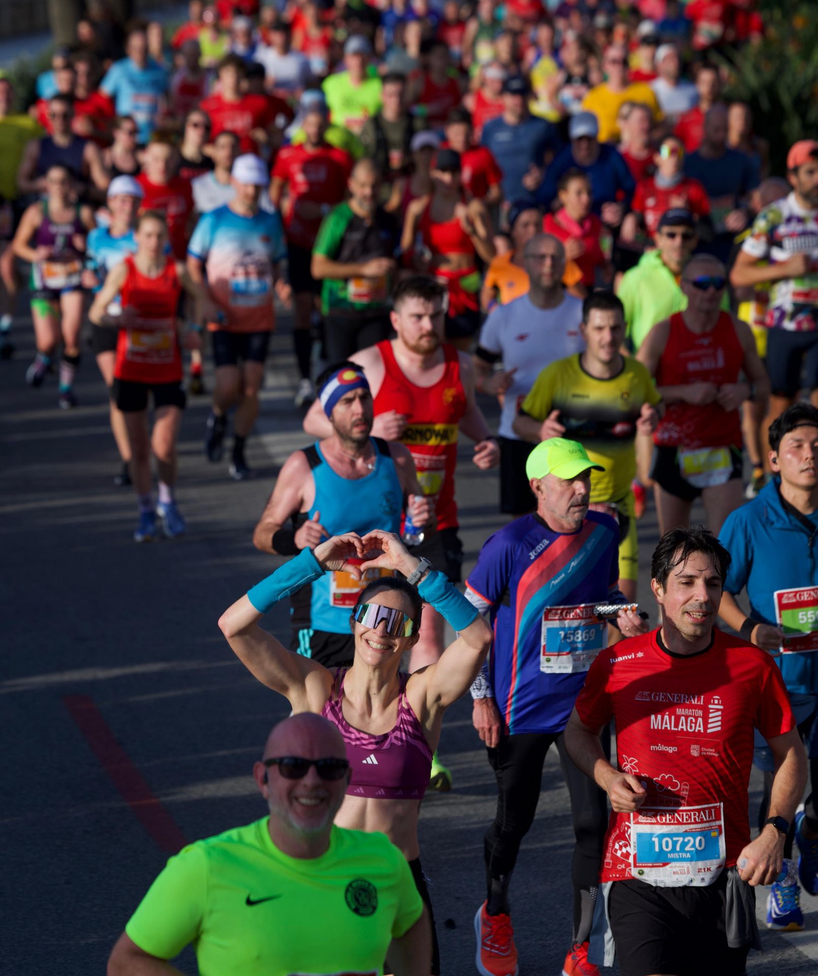 Las mejores imágenes del Generali Maratón de Málaga 2024