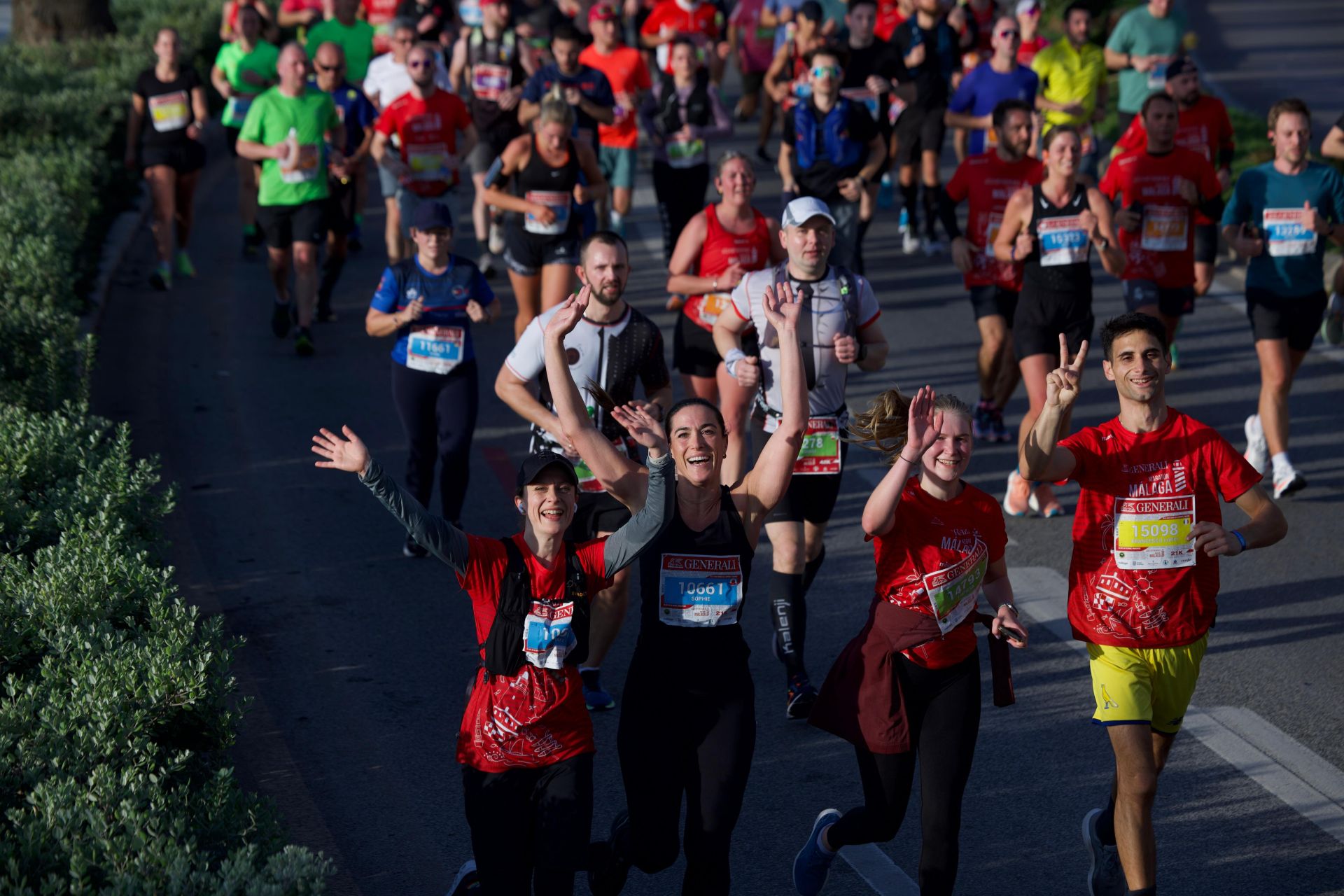 Las mejores imágenes del Generali Maratón de Málaga 2024