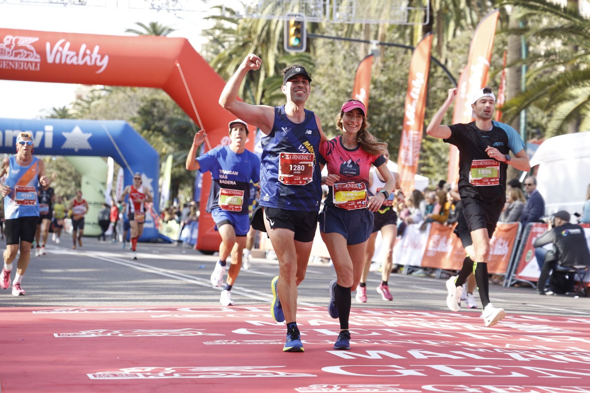 Las mejores imágenes del Generali Maratón de Málaga 2024