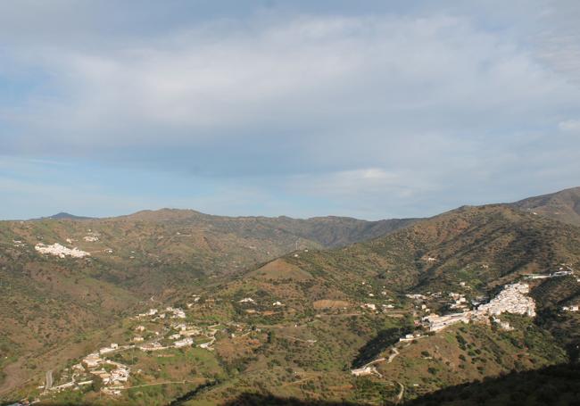 Vista panorámica de Olías y Totalán