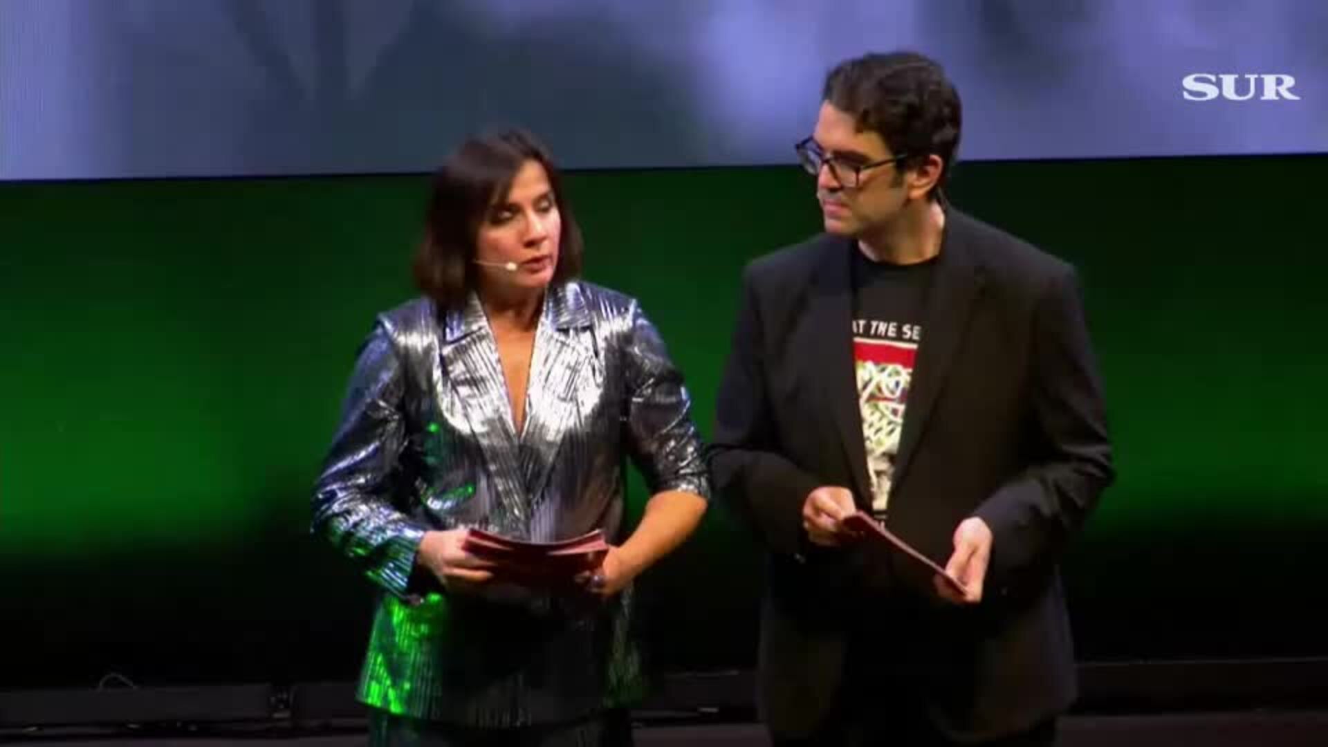 La cantautora María Peláe recoge el galardón en el apartado de Cultura en los Premios SUR Malagueños del Año 2024