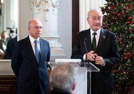 De la Torre, este miércoles en el Salón de los Espejos de la Casona del Parque.