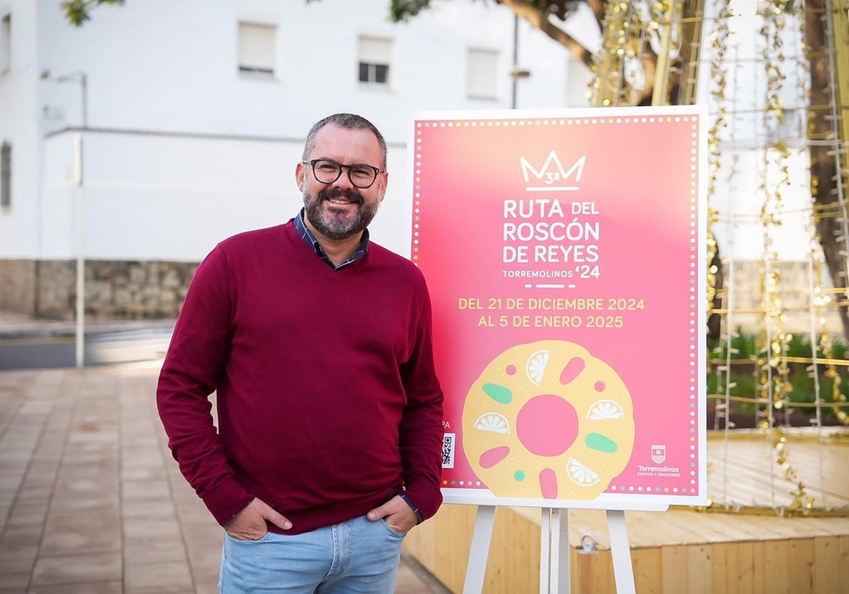 El concejal en la presentación de la iniciativa gastronómica.