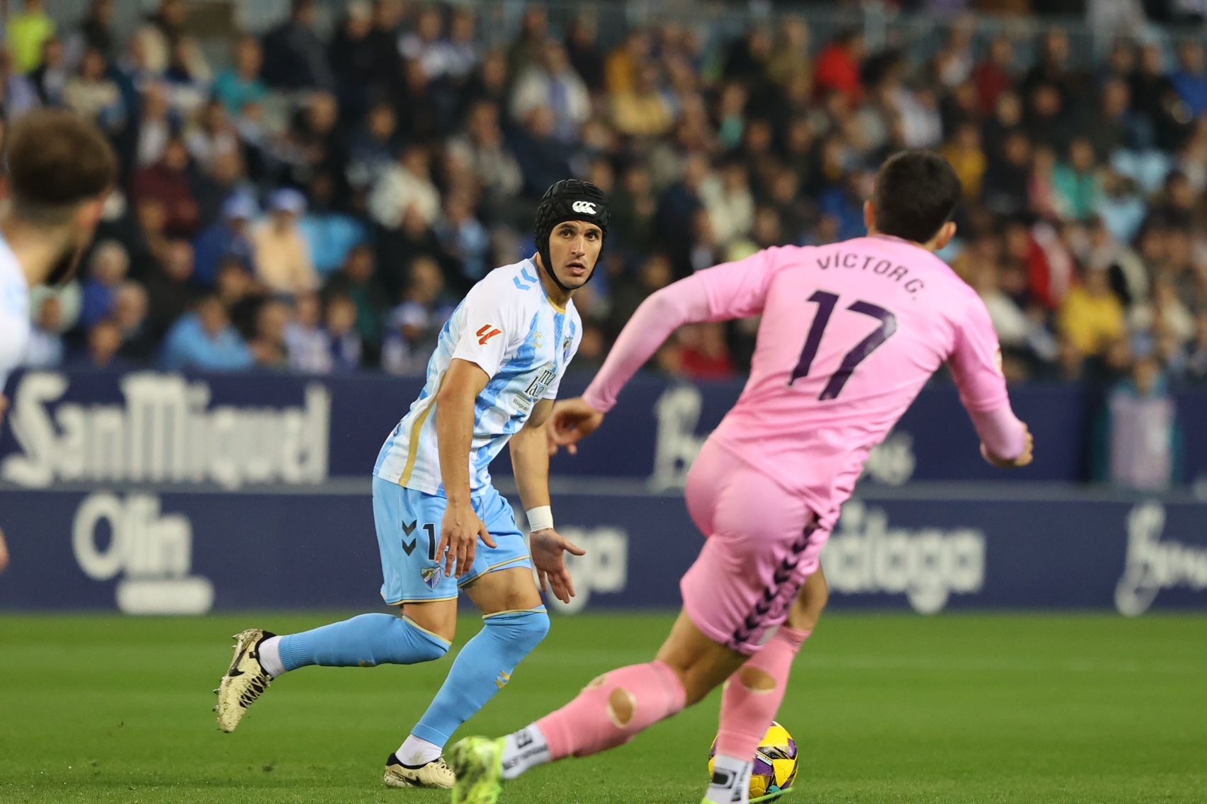 El Málaga - Eldense, en imágenes