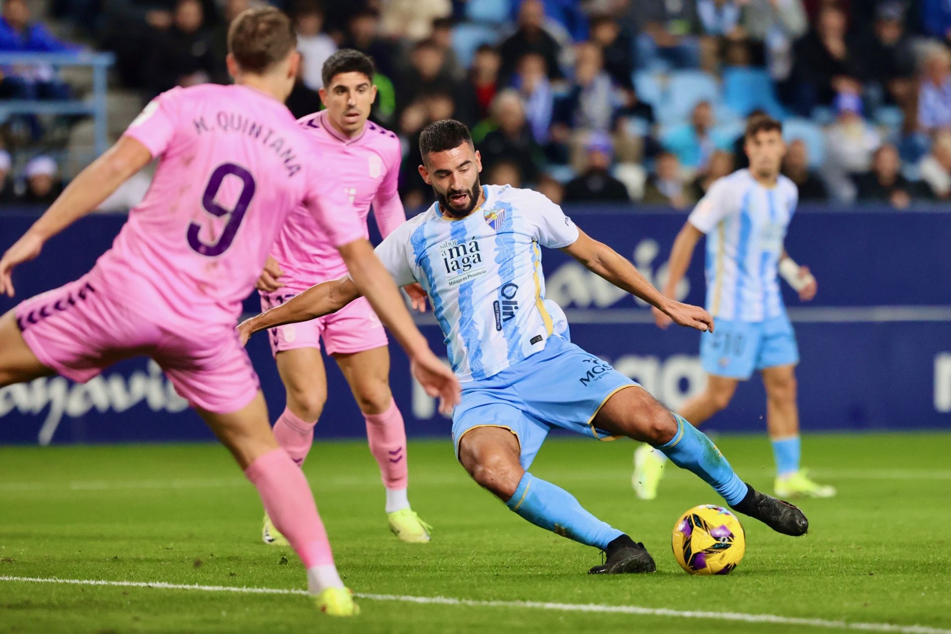 El Málaga - Eldense, en imágenes