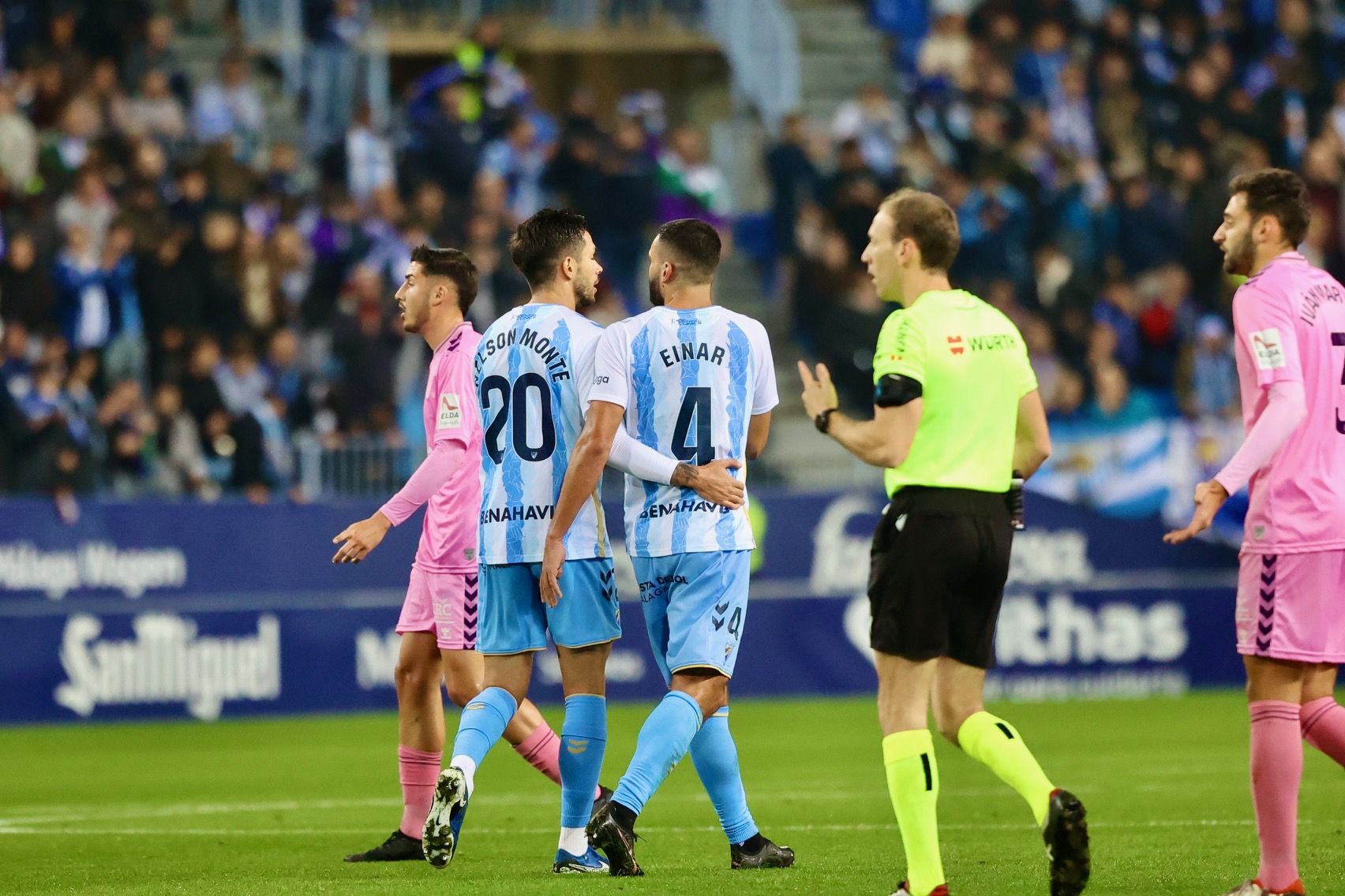 El Málaga - Eldense, en imágenes