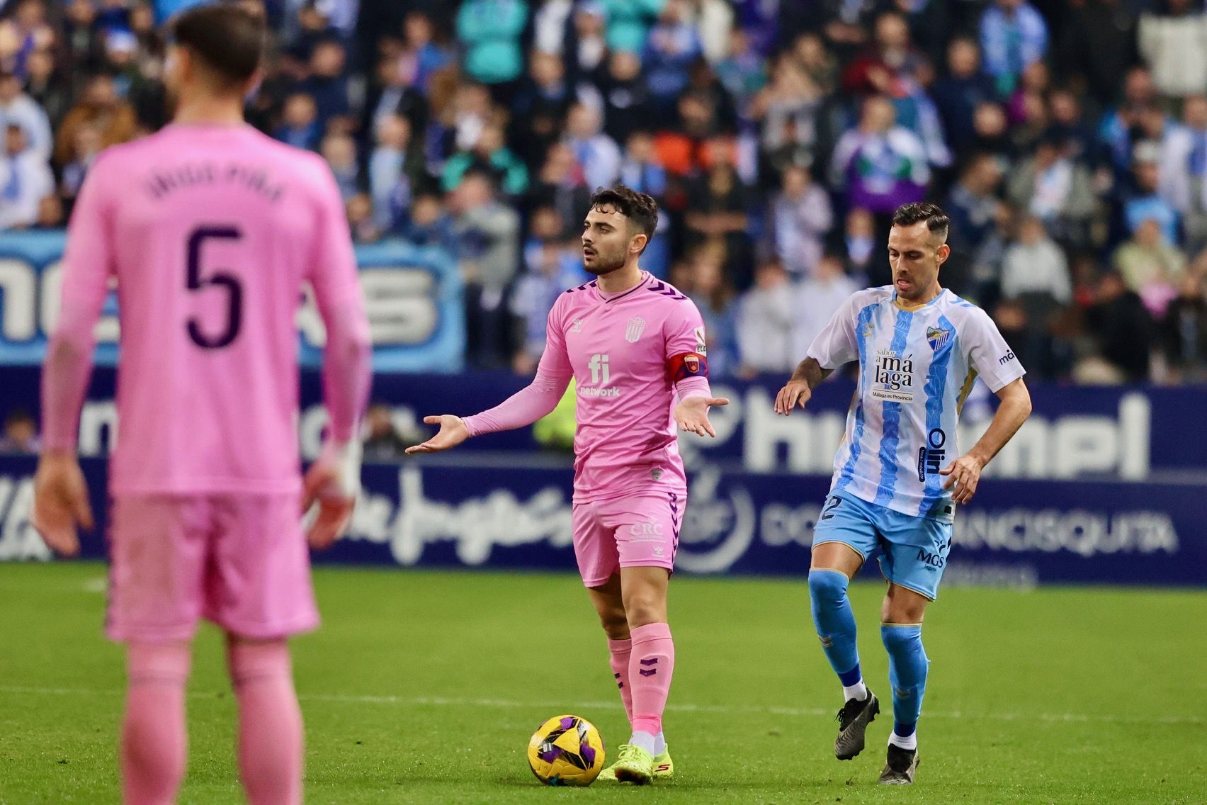 El Málaga - Eldense, en imágenes