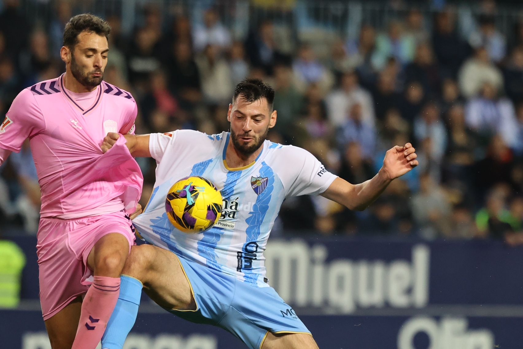 El Málaga - Eldense, en imágenes