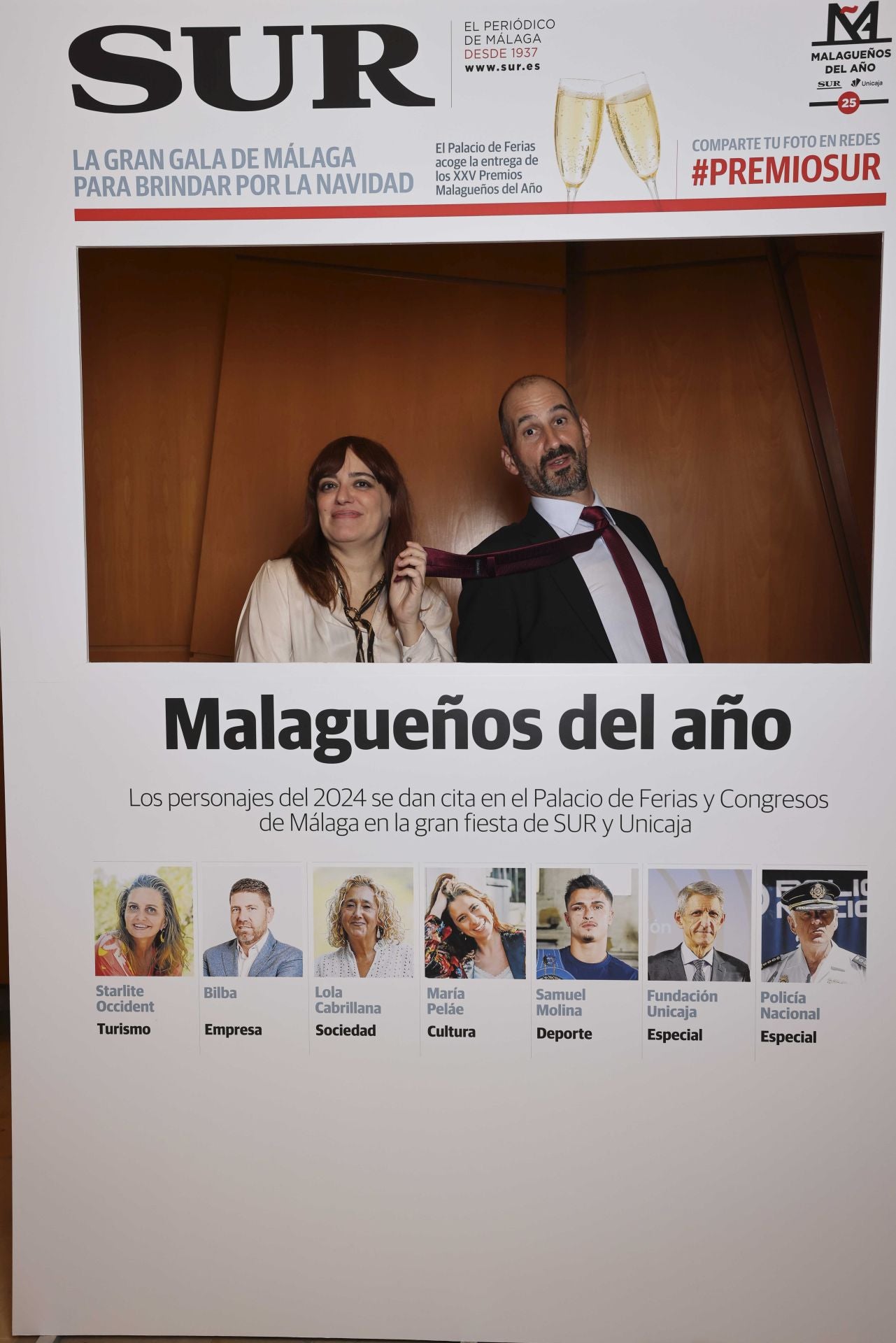 Las portadas de los invitados a los Premios Malagueños del Año 2024