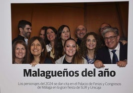 Las portadas de los invitados a los Premios Malagueños del Año 2024