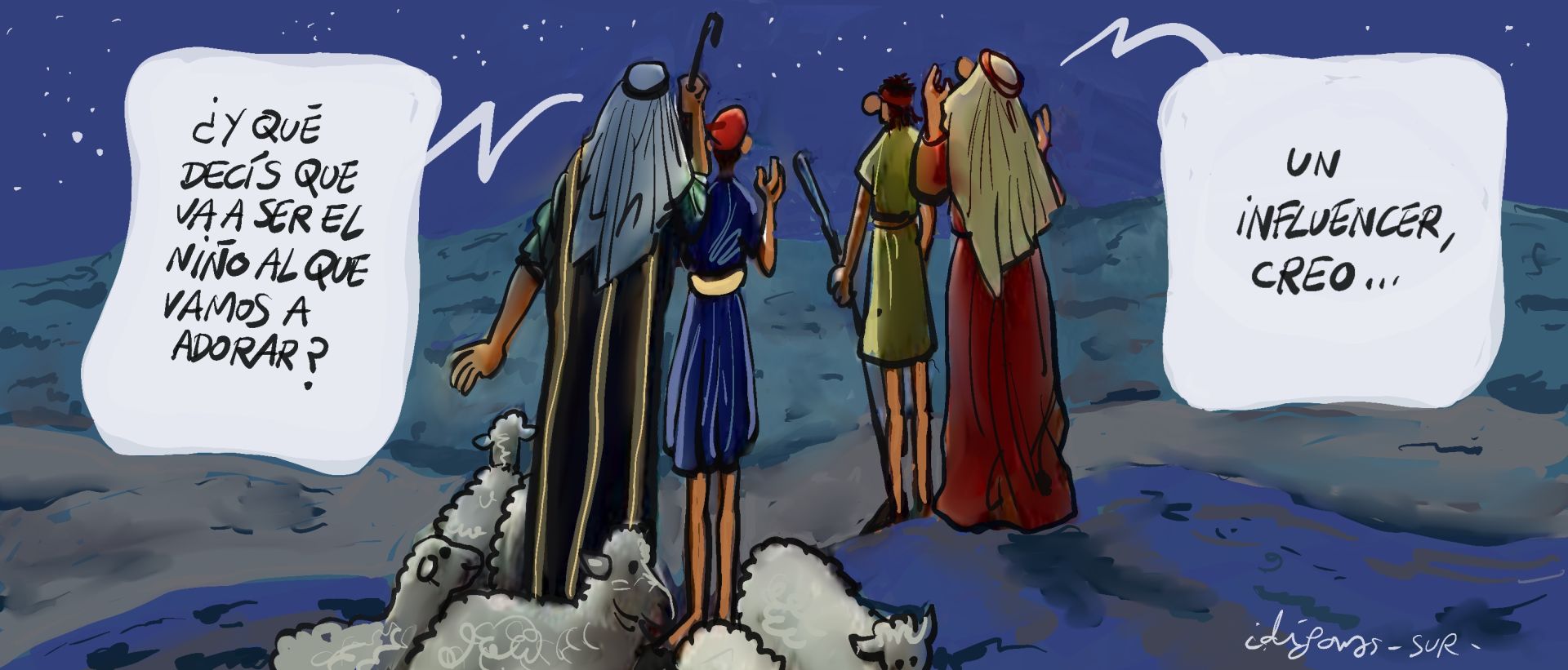 El mes de diciembre en las viñetas de Idígoras y Pachi