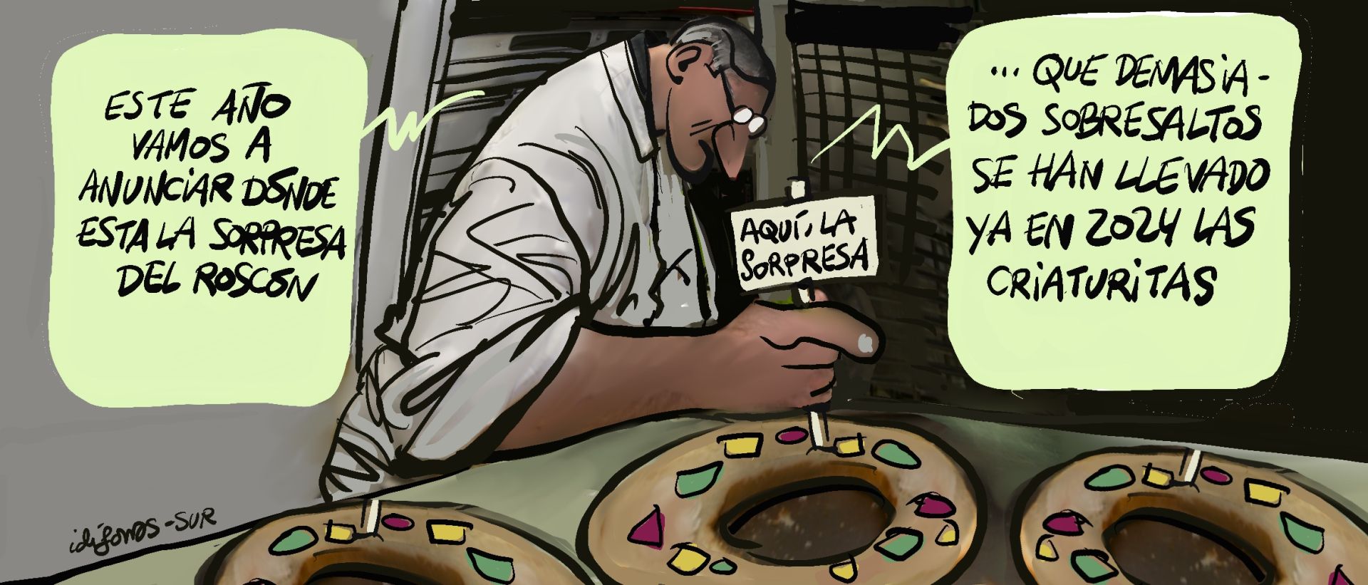 El mes de diciembre en las viñetas de Idígoras y Pachi