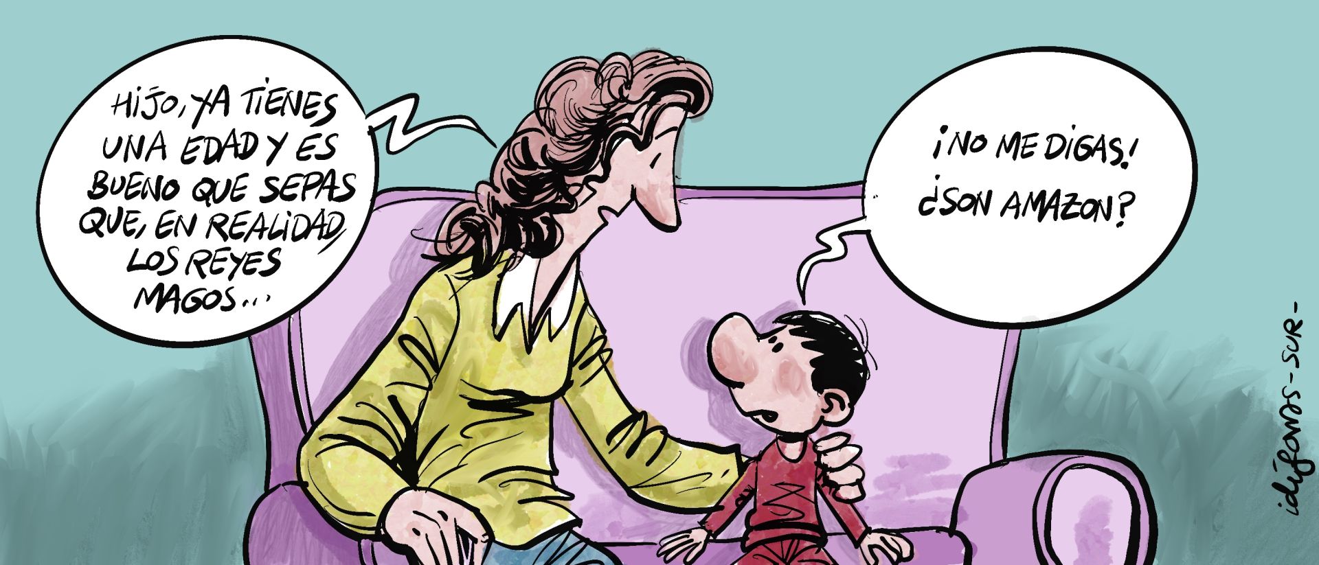 El mes de diciembre en las viñetas de Idígoras y Pachi