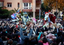 Imagen de archivo de la cabalgata de Cruz del Humilladero de 2024.